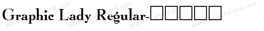 Graphic Lady Regular字体转换